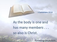 1 Corinthians 12:12